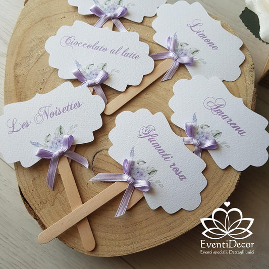 Coordinato confettata S.Cresima ortensie lilla/glicine - EventiDecor