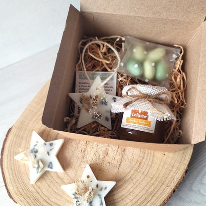 Box bomboniera con miele e cialda profumata - EventiDecor