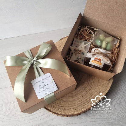Box bomboniera con miele e cialda profumata - EventiDecor